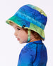 Printed Beach Hat Vibrant Blue And Green Dino - G30NBC_000
