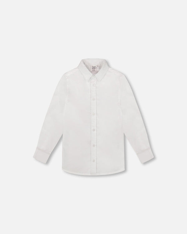 Long Sleeve Button Down Shirt White - G30R15_101