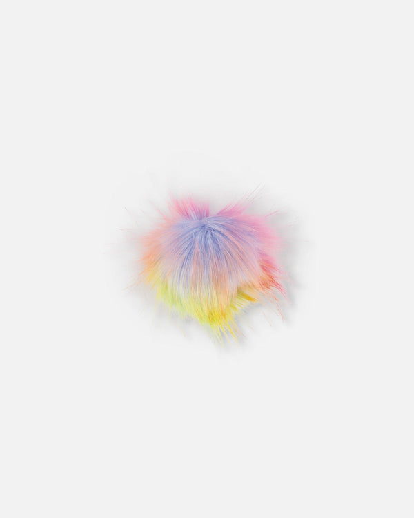 Multi-Colored Fake Fur Pompom For Hat Outdoor Accessories Deux par Deux