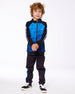 Athletic Pants Blue And Black - G30XB20_999