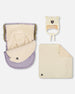 Bunting Bag Designed For Car Seat And Stroller Purple Gray - H10A401_591