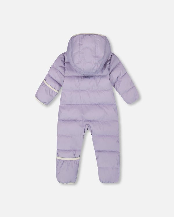 One-Piece Baby Cloud Compressible Snowsuit Designed For Car Seat Purple Gray - H10B700_591