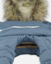 One-Piece Baby Snug Snowsuit Designed For Car Seat Dark Gray Blue - H10B701_454