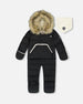 One-Piece Baby Snug Snowsuit Designed For Car Seat Black - H10B701_999