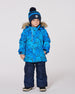 Two-Piece Discover Snowsuit Navy Blue - H10DB40_479
