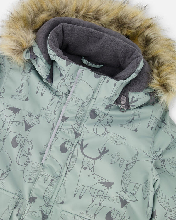 Two-Piece Discover Snowsuit Dark Gray - H10DB40_987