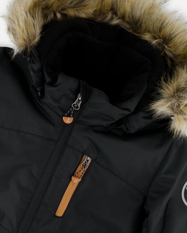 Two-Piece Play Snowsuit With Contrast Jacket Brown Sugar - H10PB42_967