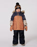 Two-Piece Play Snowsuit With Colorblocked Jacket Black - H10PB42_999