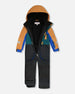 One-Piece Play Snowsuit Colorblocked And Black - H10PB73_999