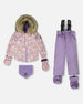 Two-Piece Baby Play Snowsuit Purple Gray - H10PBG84_592