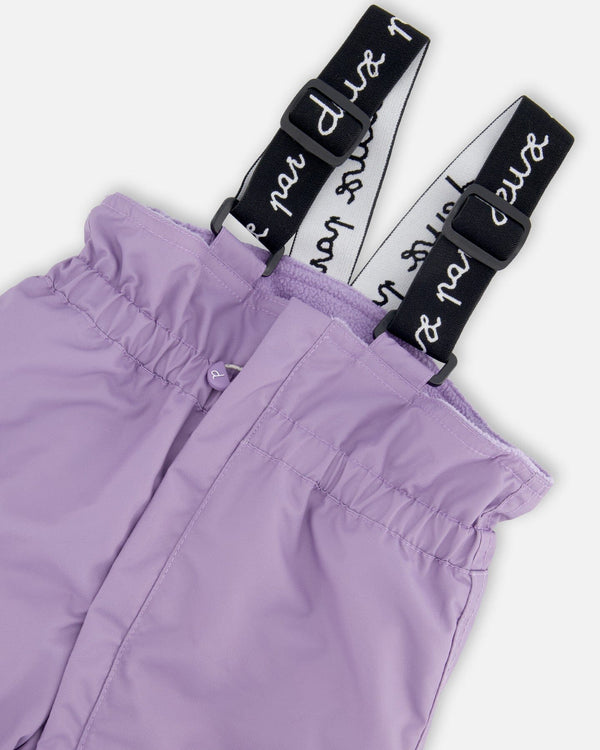 Two-Piece Baby Play Snowsuit Purple Gray - H10PBG84_592