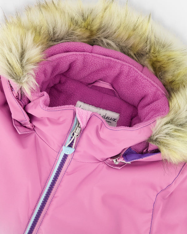 Two-Piece Play Snowsuit Purple Mountain Print - H10PG86_015