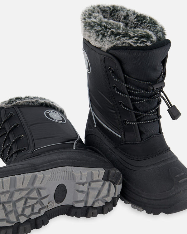 Winter Boots Black With Removable Liner - H10XBOT1_999