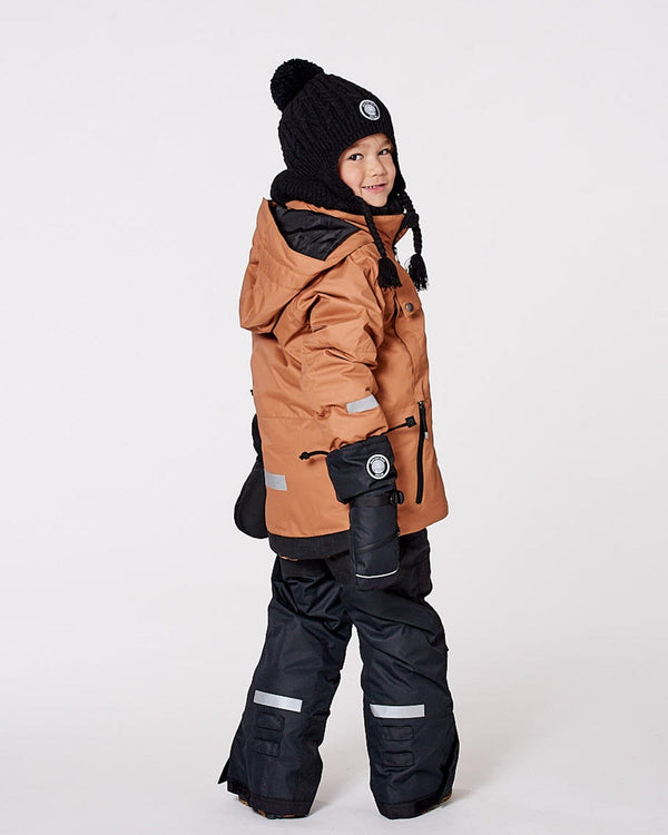 Lined Winter Hat With Pompom Black - H10XT1_999