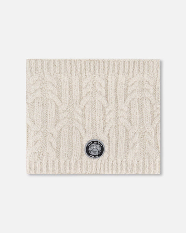 Lined Winter Neckwarmer Off-White - H10XT2_165