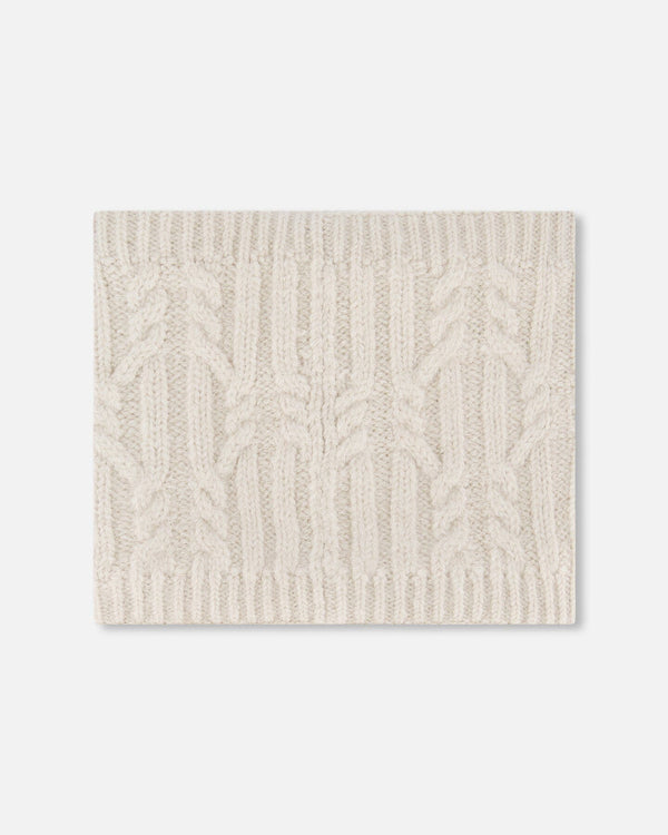 Lined Winter Neckwarmer Off-White - H10XT2_165