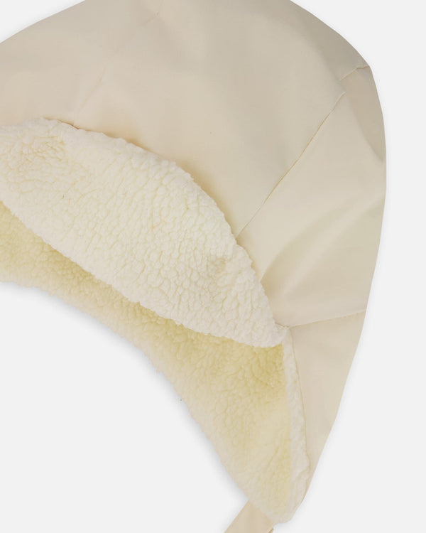 Lined Baby Chapka White Asparagus - H10ZA02_165