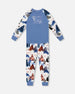 Two-Piece Organic Cotton Pajama Set White Bear Print - H20PB10US_066