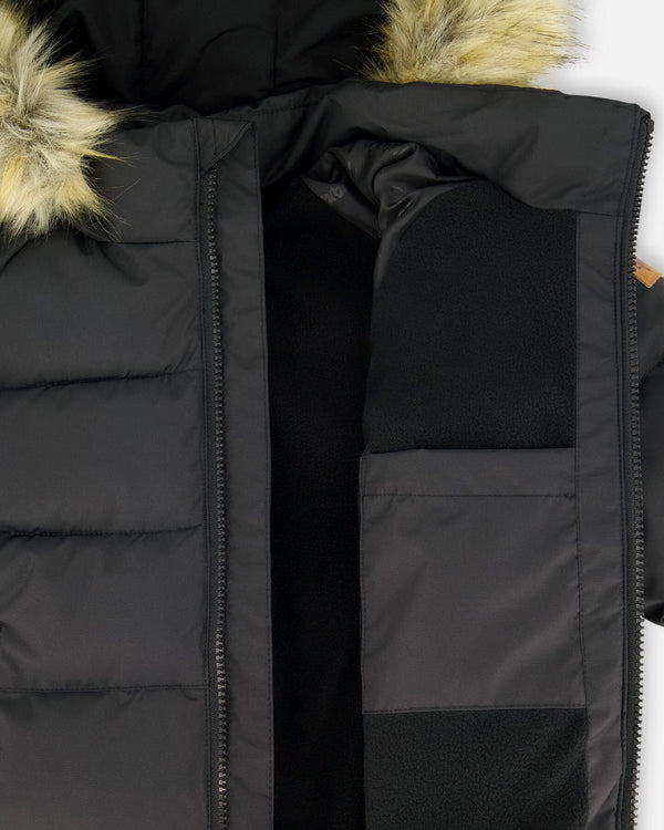 Puffy Winter Jacket Black - H20W58_999