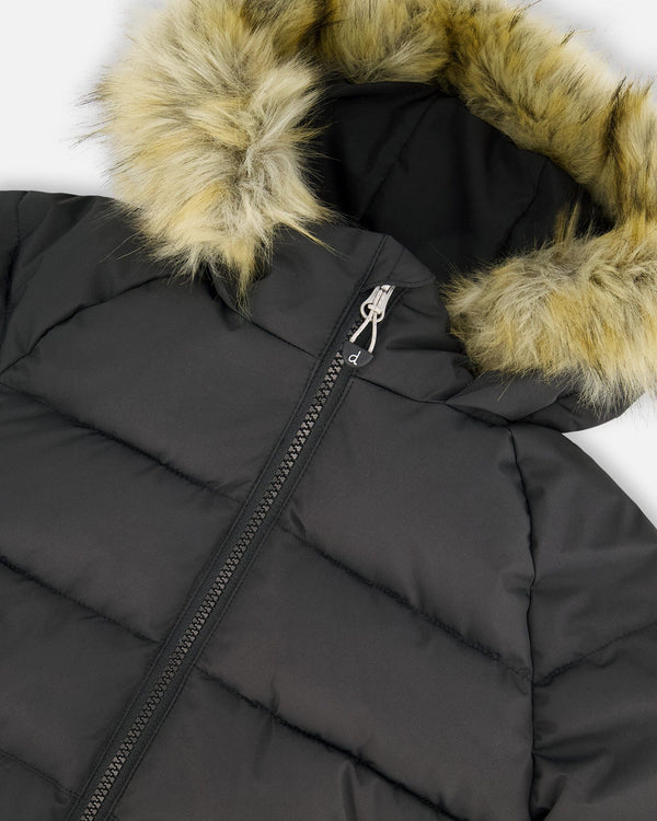 Puffy Winter Jacket Black - H20W58_999