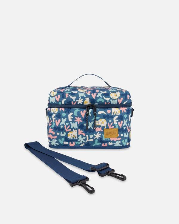 Lunch Box Green Cat Print - H20ZBL_006