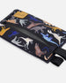 Double Pencil Case Black Dinosaur Print - H20ZEC_026