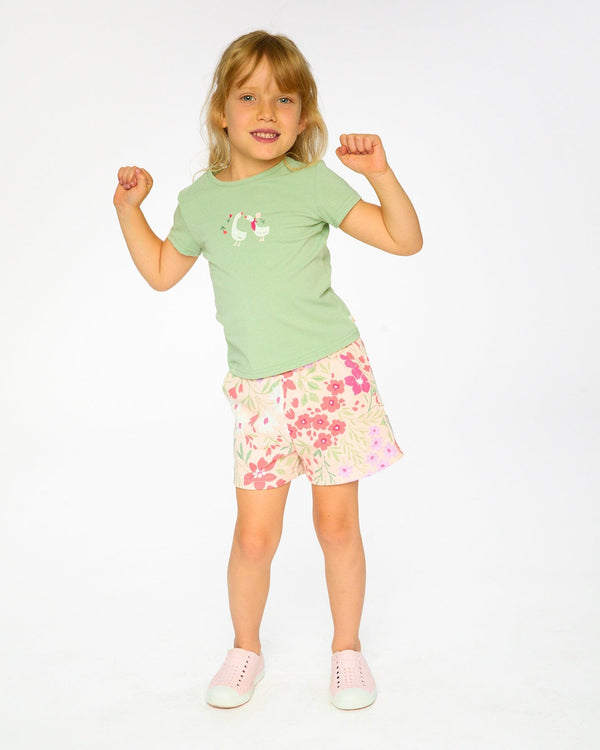 Organic Cotton Jersey T-Shirt Light Khaki Green - H30F70_03910