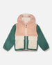 Sherpa Jacket Light Pink Colorblock - H30W60_06003