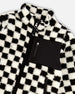 Sherpa Jacket Black Checkerboard - H30W61_3H039
