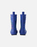 Rain Boots In Natural Rubber Blue Smiley Print - H30WB10_3H030