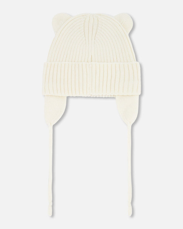 Baby Knit Hat Off White - H30WT23_01380
