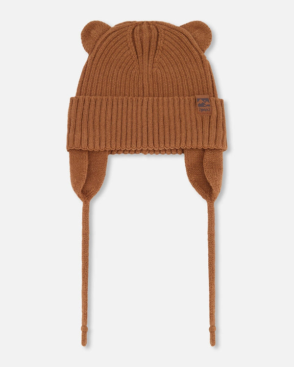 Baby Knit Hat Brown - H30WT23_01730