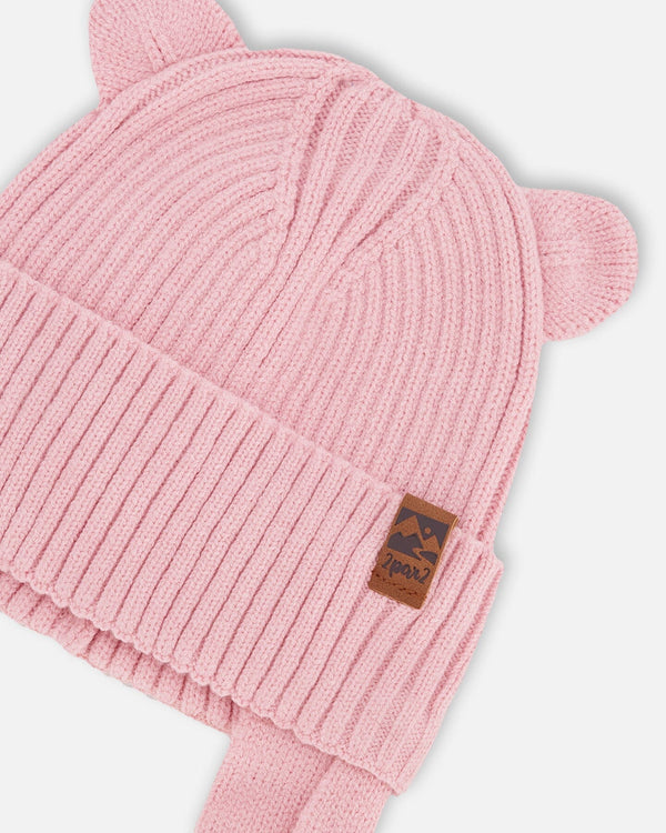 Baby Knit Hat Pale Pink - H30WT23_06003