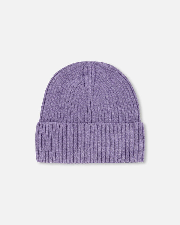 Knit Hat Lavender - H30WT24_05002