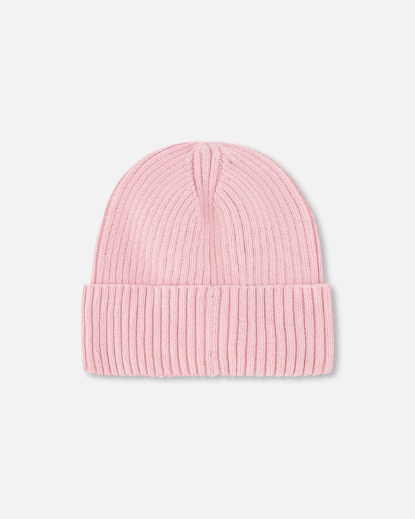 Knit Hat Pale Pink - H30WT24_06003