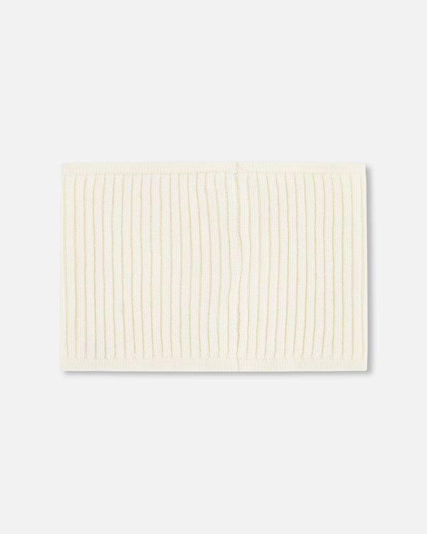 Knit Neck Tube Off White - H30WT27_01380