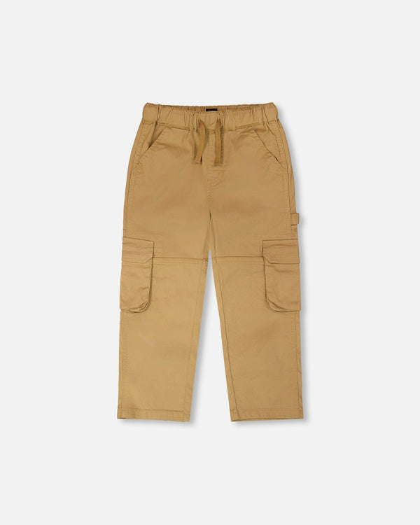 Stretch Twill Carpenter Pants Beige - H30YB21_01720