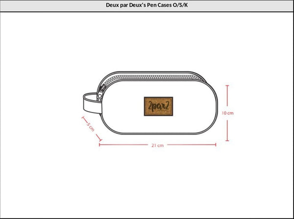 Double Pencil Case Purple Gradient School Supplies Deux par Deux