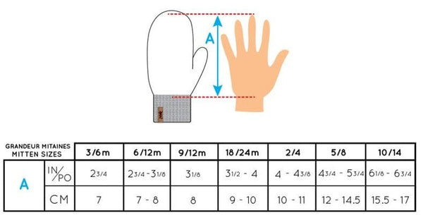 Lined Baby Mittens Chanterelle Winter Accessories Deux par Deux