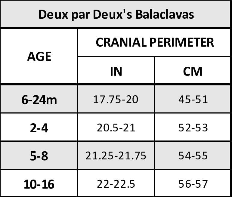 Brushed Jersey Balaclava Black Winter Accessories Deux par Deux 