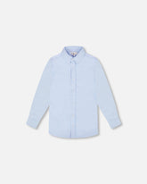 Long Sleeve Button Down Shirt Pale Blue