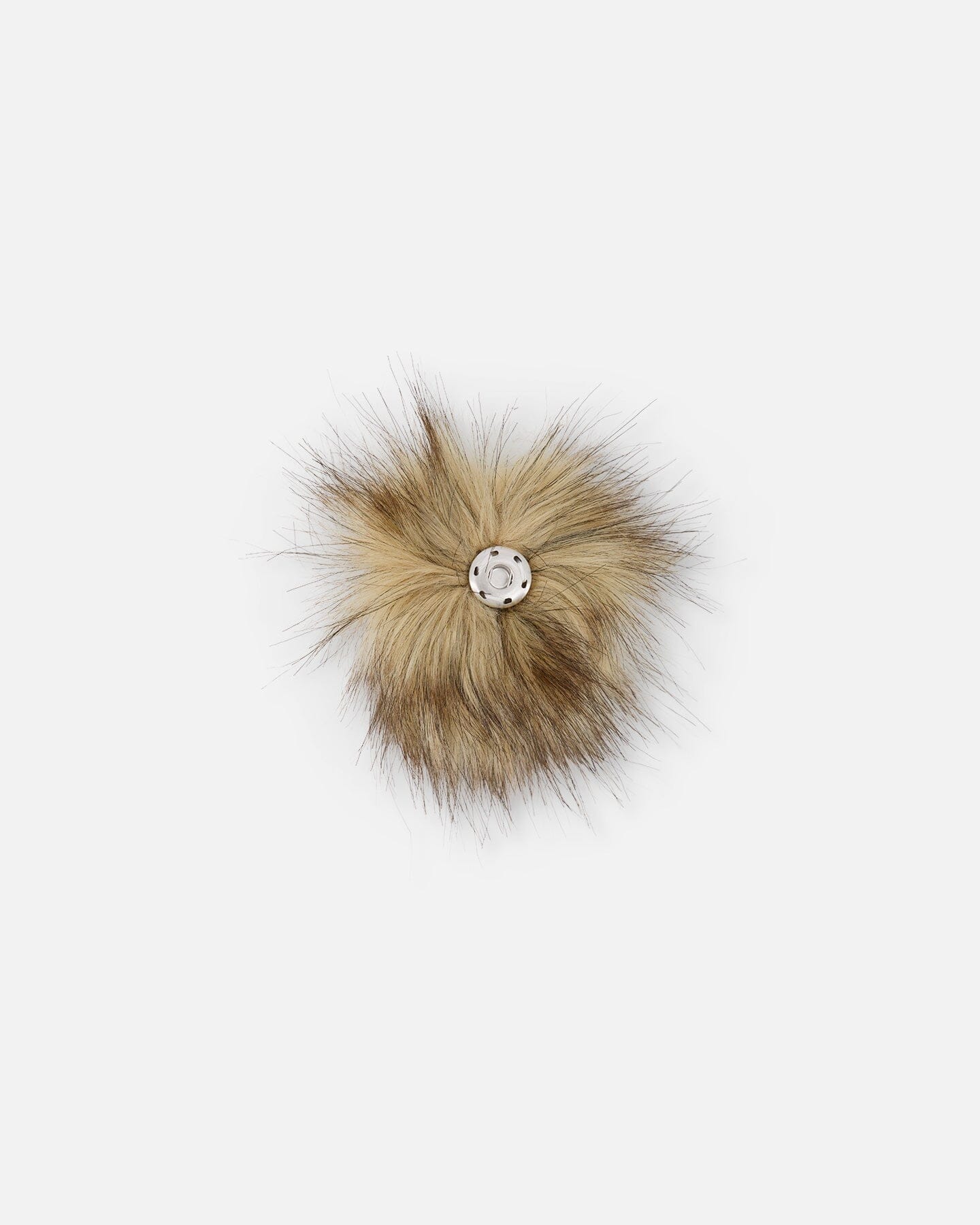Beige Fake Fur Pompom For Hat Outdoor Accessories Deux par Deux 