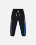 Athletic Pants Blue And Black - G30XB20_999