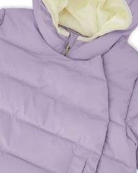 Compressible Winter Puffy Coat Designed For Car Seat Purple Gray - H10B500_591