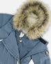 One-Piece Baby Snug Snowsuit Designed For Car Seat Dark Gray Blue - H10B701_454