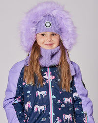 Lined Winter Neckwarmer Lavender - H10XT2_530