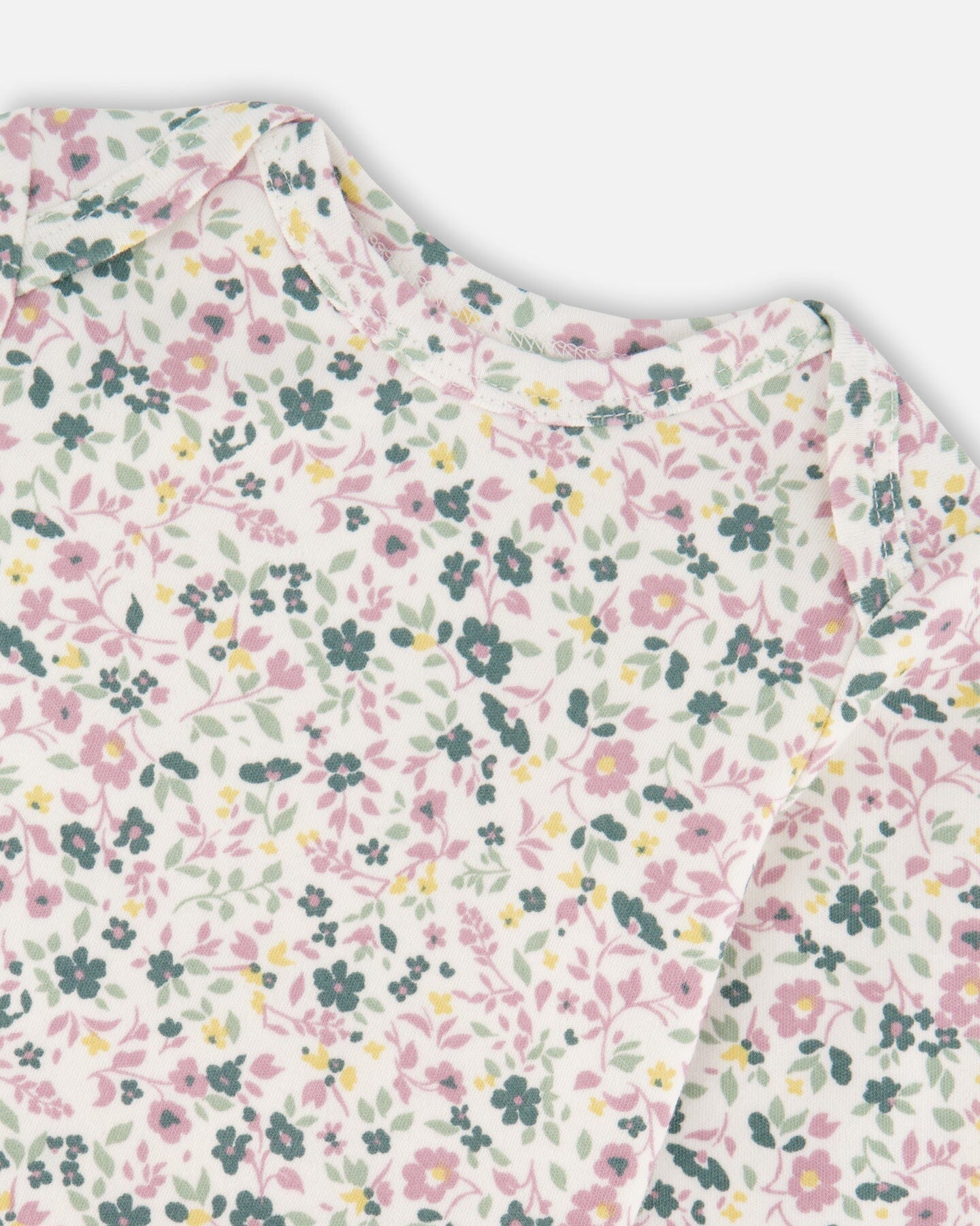 Organic Cotton Bodysuit And Sleeveless Overalls Set Jade Green - H20A12_325