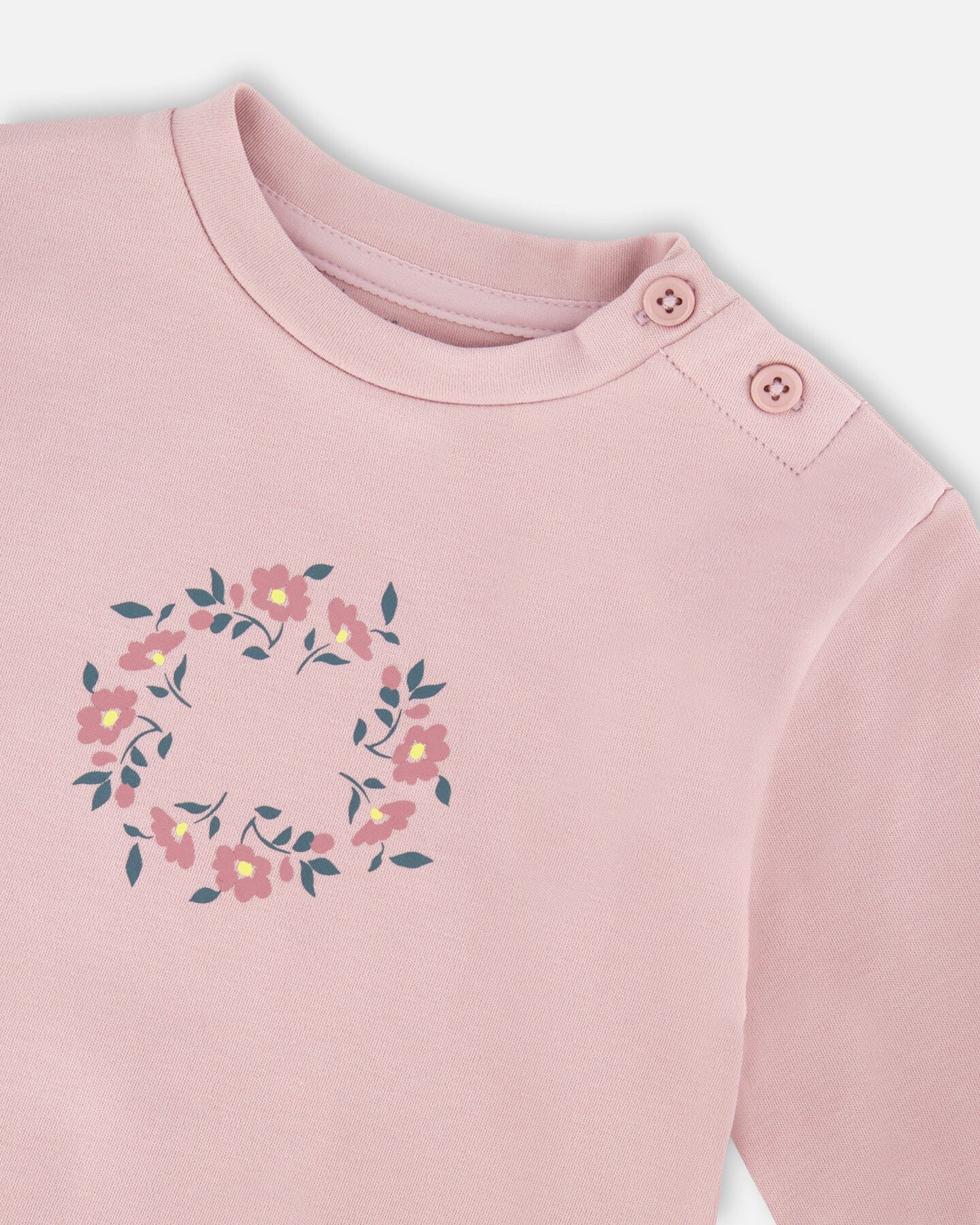 Organic Cotton Evolutive Pant And Long Sleeve Top Set Neutral Purple - H20A14_557