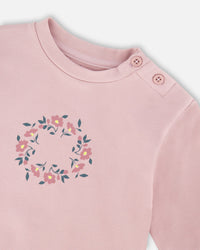 Organic Cotton Evolutive Pant And Long Sleeve Top Set Neutral Purple - H20A14_557