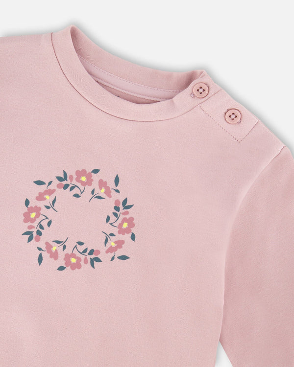 Organic Cotton Evolutive Pant And Long Sleeve Top Set Neutral Purple - H20A14_557